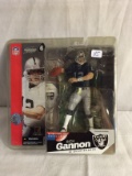 Collector NFL McFarlane's Sportspicks Rich Gamon 12 Quarterback Raiders Sports Figure Size:7-8