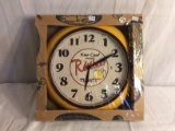 Collector Sealed NIP Creative Wall Watch Keep Cool With Rootbeer Floats 12.1/4 by 12.1/4Box Sz
