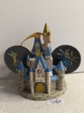 Collector Disney Light Up Ornament Cinderella Castle 3.5