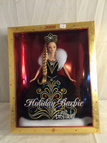 Collector Mattel Barbie Holiday Barbie By Bob Mackie Barbie Doll 14"Tall Box Size