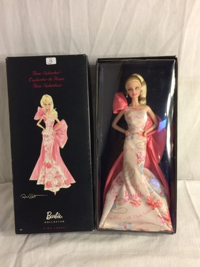 Collector Barbie Mattel Rose Splendor Barbie Pink Label By Robert Best Doll 13.5"T Box Size