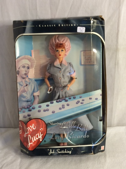 Collector Mattel Barbie Classic Edition Starring Lucille Ball as Lucy Ricard Job Switching 14"T