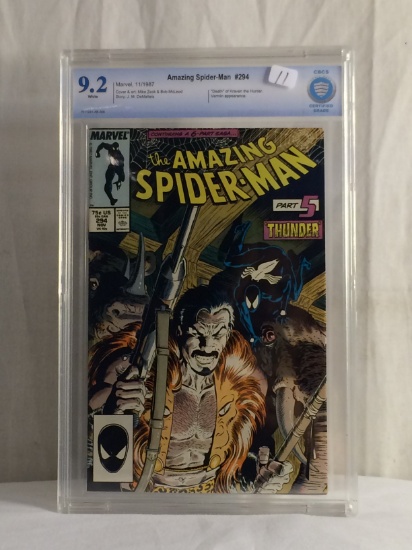 Collector Marvel CBCS Certified Grade 9.2 Amazing Spider-man #294 Marvel Comic Book 11/1987