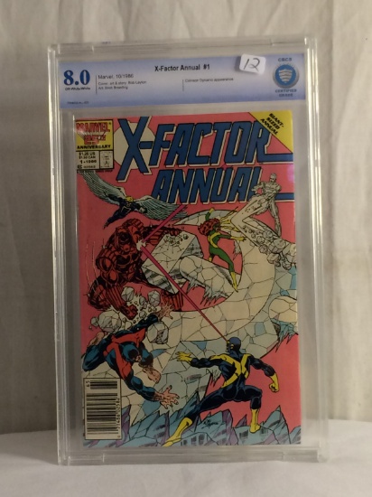 Collector Vintage CBCS Certified Grade 8.0 X-Factor Annual #1 Marvel Comic Book 10/1986
