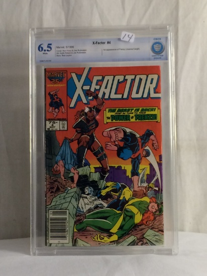 Collector Vintage CBCS Certified Grade 6.5 X-Factor #4 Marvel Comic Book 5/1986