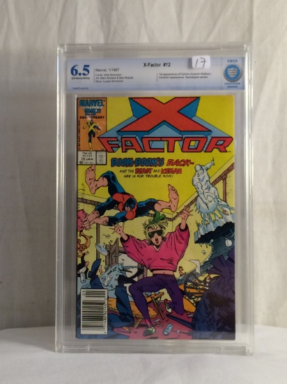 Collector Vintage CBCS Certified Grade 6.5 X-Factor #12 Marvel Comic Book 1/1987