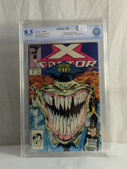 Collector Vintage CBCS Certified Grade 8.5 X-Factor #30 Marvel Comic Book 7/1988