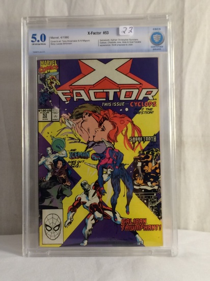 Collector CBCS Certified Grade 5.0 X-Factor #53 Marvel Comic Book 4/1990