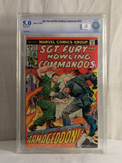 Collector Vintage CBCS Certified Grade 5.0 Sgt. Fury His Howling Commandos #131 Marvel Comic
