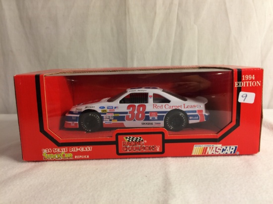 Collector Nascar Racing Champions #38 Ford Credit/Red Carpet Lease 1:24 Scale Stock Car Replica
