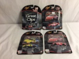 Lot of 4 Collector Nascar Winner's Circle 1/64 Scale DieCast Cars Assorted Drivers DieCast Cars