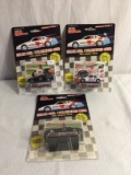 Lot of 3 Collector Nascar Racing Champions Stock Car/Collectors Cards 1/64 Scale DieCast Cars