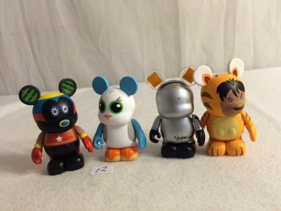 Lot of 4 Pieces Loose The Art Of Disney Theme Parks Vinylmation Assorted 3"tall/each Figures