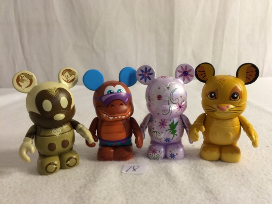 Lot of 4 Pieces Loose The Art Of Disney Theme Parks Vinylmation Assorted 3"tall/each Figures