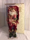 Collector Mark Roberts: Poinsettia Fairy Large 51-35698 Red Limited Edt. #632 Of 2000 W/COA 21