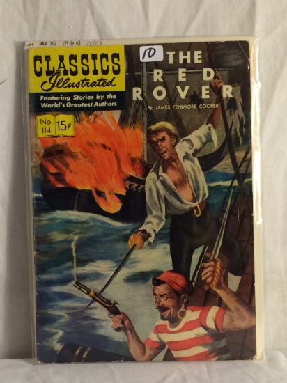 Collector Vintage Classics Illustrated Comics The Red Rover No.114 Comic Book