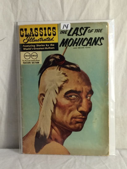 Collector Vintage Classics Illustrated Comics The Last5 Of The Mohicans No.4 Comic Book