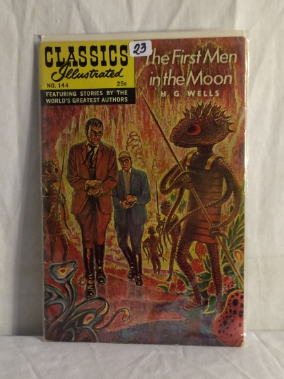 Collector Vintage Classics Illustrated Comics The First Men In The Moon No.144 Comic Book