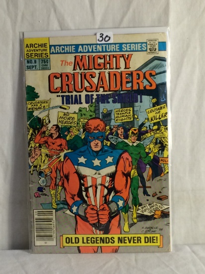 Collector Vintage Archie Series Comics The Mighty Crusaders No.9 Comic Book
