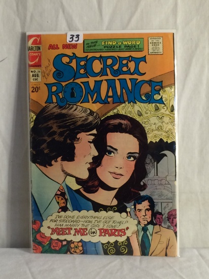 Collector Vintage Charlton Comics Secret Romance No.26 Comic Book