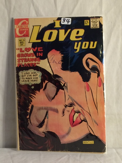 Collector Vintage Charlton Comics I Love You No.76 Comic Book