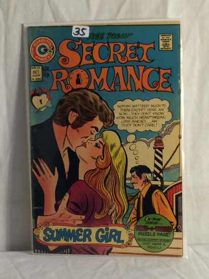 Collector Vintage Charlton Comics Secret Romance No.29 Comic Book