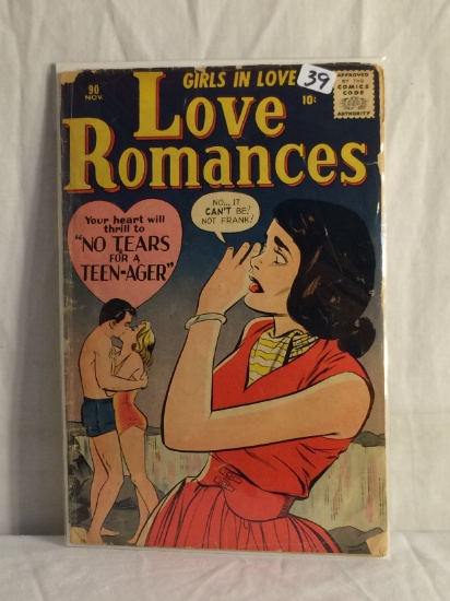 Collector Vintage A Comics Love Romances No.90 Comic Book