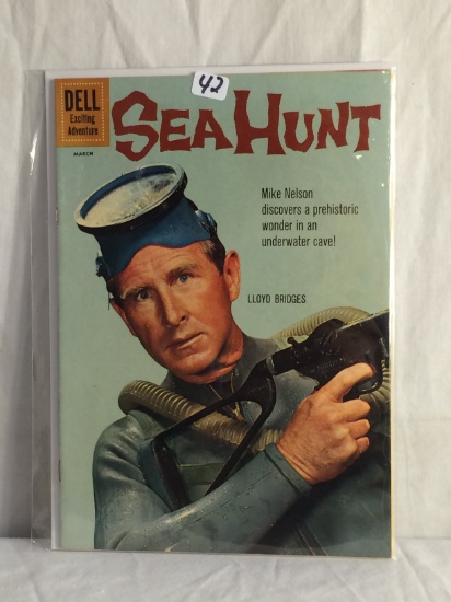 Collector Vintage Dell Comics Sea Hunt No.8 Comic Book