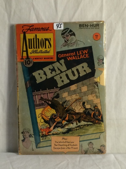Collector Vintage The Famous Authors Illustrated Ben Hur No.11 Comic Book
