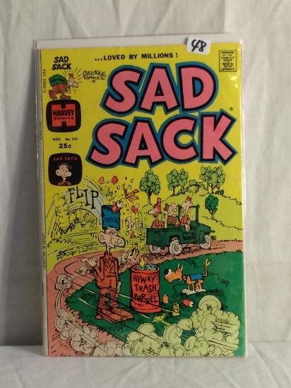 Collector Vintage Harvey Comics Sad Sack No.247 Comic Book