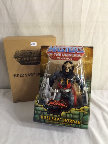 Collector NIP 2010 Mattel Masters Of The Universe Classics Buzz Saw Hordak 8" T by 5.5"W box Size