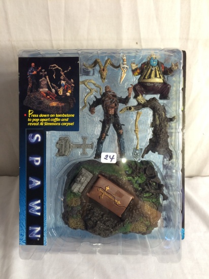 Collector Mc Farlane Toys Spawn The Graveyard Playset 10" Tall by 8" Width Box Size