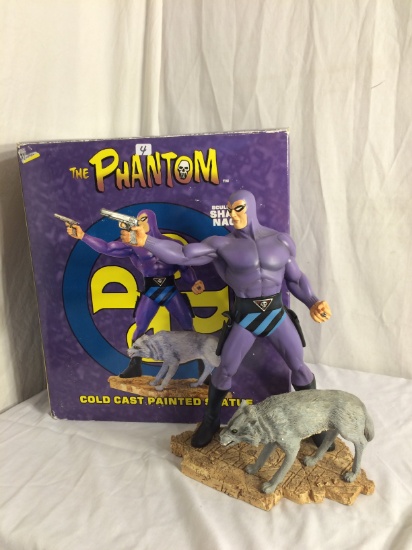 New Collectibles The Phantom Sculpted By Shawn Nagle Cold-Cast Painted Statue Box Size:15x13x7.5"