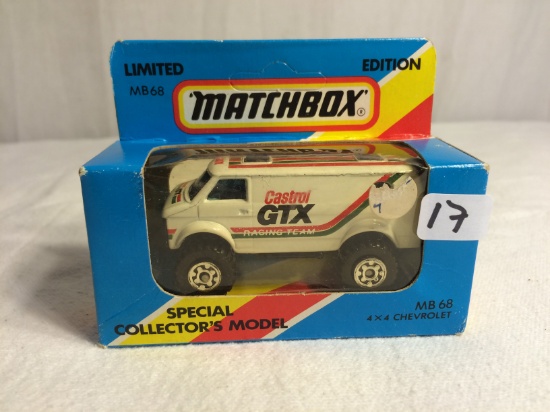 Collector Nip Vintage Matchbox Chevrolet MB 68 4"Width By 2" Tall Box Size