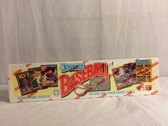 Collector Factory Sealed 1991 Donruss Baseball Puzzle & Cards  784 Cards and 2 Willie Stargell Puzzl