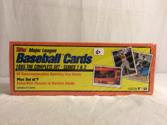 Collector Factory Sealed 1995 Topps Major League Baseball cards The Complete Set Series 1 & 2 Cards