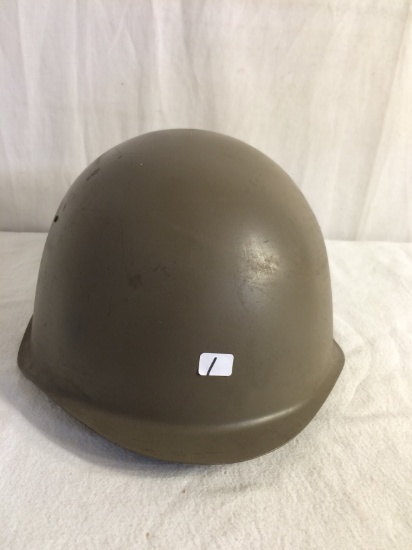 Collector US Military Helmet Metal 54 Steel Metal helmet Adult Size 6.5"Tx11.5"Wx10" Deep