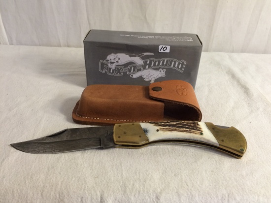 Collector New in Original Box - Fox-N-Hound  FH-111 Pakistan  Overall Length 12" Steel Blade