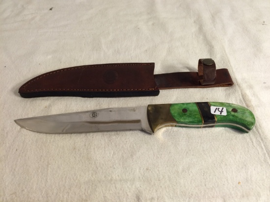 Collector Chipaway Cutlery Pakistan Bowie Knife Size:12" Overall Length Bowie Knive w/Shelt