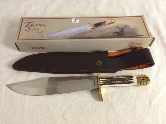 Collector New With Original Box - Frost Cutlery Trophy Stag TS-132  Surgical Steel 13.1/4Overall