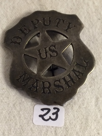 Collector Vintage Deputy US Marshal Pin/badge Size:2.5/8" Long - See Pictures