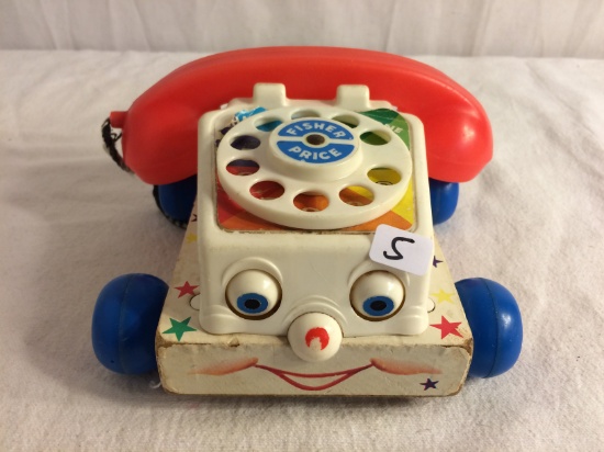 Collector Vintage 1961 Fisher Price Toys Hatter Telephone No.747 Size:6-7" by 4"