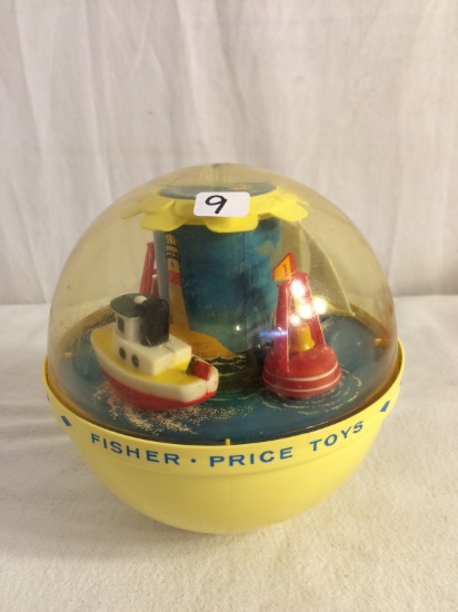 Collector Vintage Fisher Price Toys Vintage 1966 Roly Poly Chime Size:7"Round