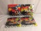 Lot of 4 Pieces Collector Racing Champions Racing Team Transporter 1:87 Sc Die Cast Free Wheeling