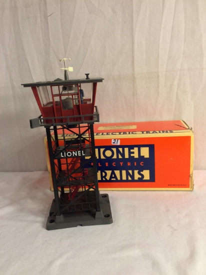 Collector Vintage Lionel Electric Trains " Illuminated Operating Control Tower 6-12878 Box Size:13.5