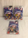 Lot of 3 Pieces Collector Action Nascar Jimmie Johnson #48 Lowe's/Power Of Pride 1:64 Sc Stock Car