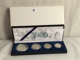 Collector 2000 Silver Africa Wildlife Series The Lion Predator Of Africa Four Coin Proof Set W/COA