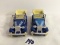 Lot of 2 Pcs Collector Lledo Days Gone Police Jeep 1:64 Scale Die Cast Cars