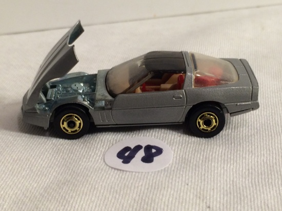 Collector 1982 Vintage Hot wheels Mattel 1/64 Scale Metal Car "'80's Corvette Gray Color"  HK