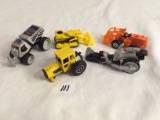 Lot of 5 Pieces Collector Zylmex Assorted Vehicles 1:64 Scale Die Cast With Plastic Parts